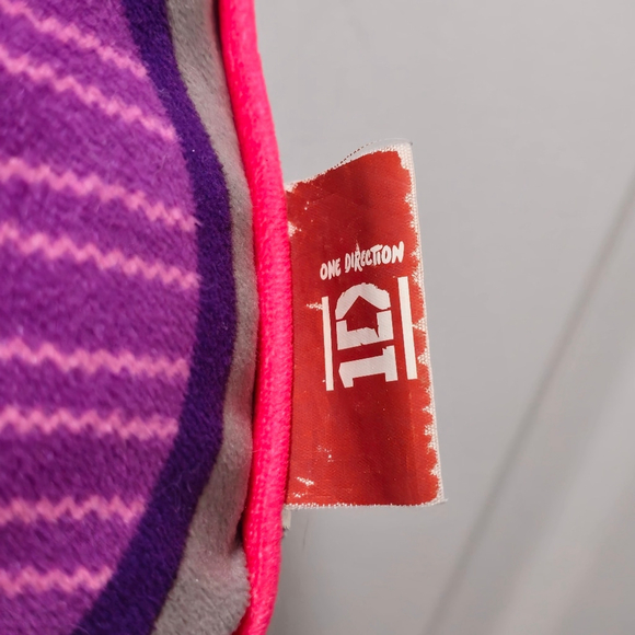 One Direction Pink Purple Grey Boombox Decorative Pillow - Picture 8 of 9